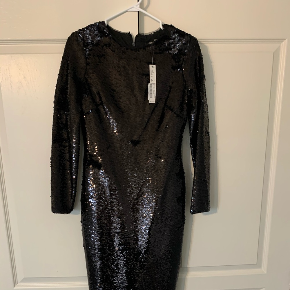 NWT Gianni Bini Sequin black dress
